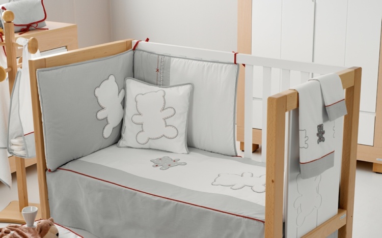 Posteľná bielizeň, detská postieľka, masívny dub