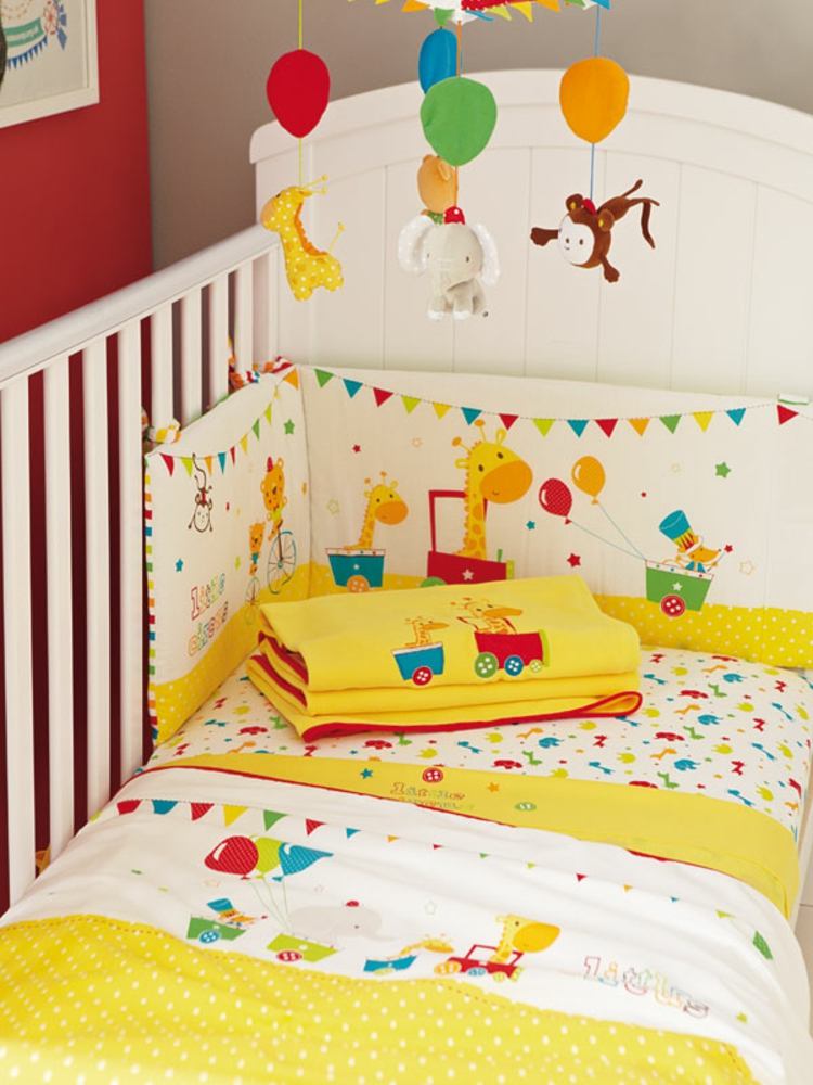 obliečky na vyšívanie pre žlto-červenú