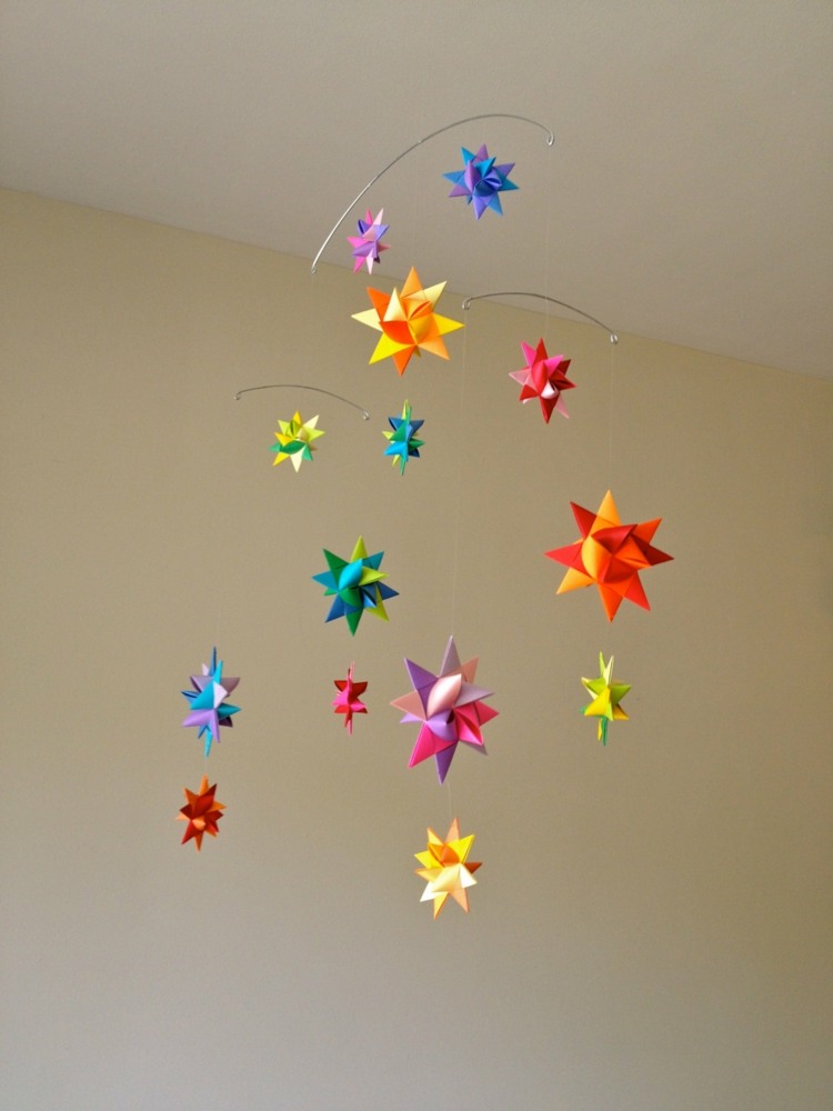 urobte z mobilného telefónu hviezdny papier farebný nápad