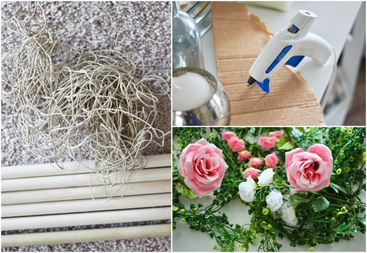 detská sprcha stan v štýle boho vyrobte si podľa pokynov materiál