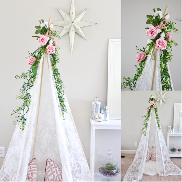 detská sprcha vankúš na dekoráciu stanu v štýle boho