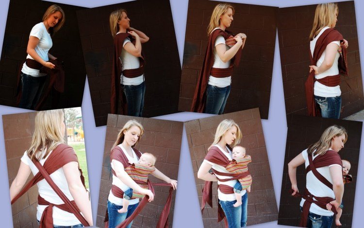 Nosiče pre deti mei-tai-sling-bandáž-návod