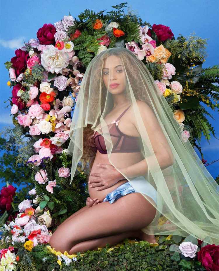 baby bump photos-do-it-yourself-tehotenstvo-fotky-nápady-hviezdy-beyonce-2017