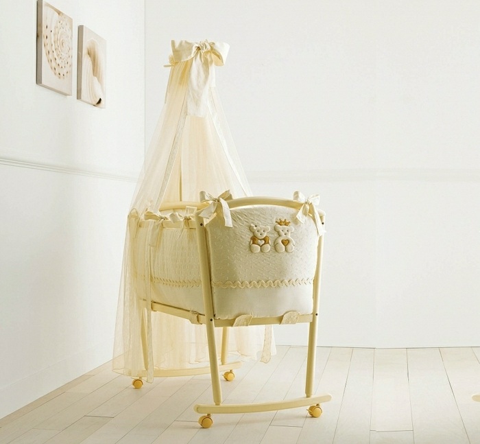 Detská posteľ kompletná nárazníková posteľ baldachýn zvitky pre kolísku