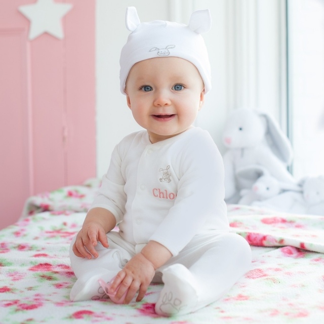 oblečenie pre dievčatko, čiapka, uši baby-dress-girl-romper-hat-uši