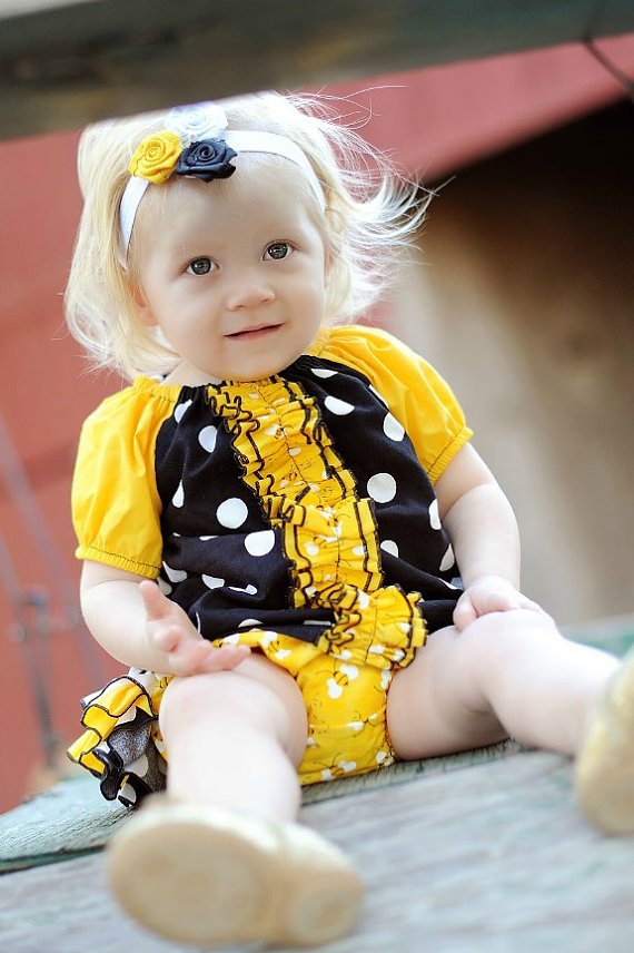 baby fashion girl malá včielka žltá čierna baby-fashion-girl-little-bee-yellow-black