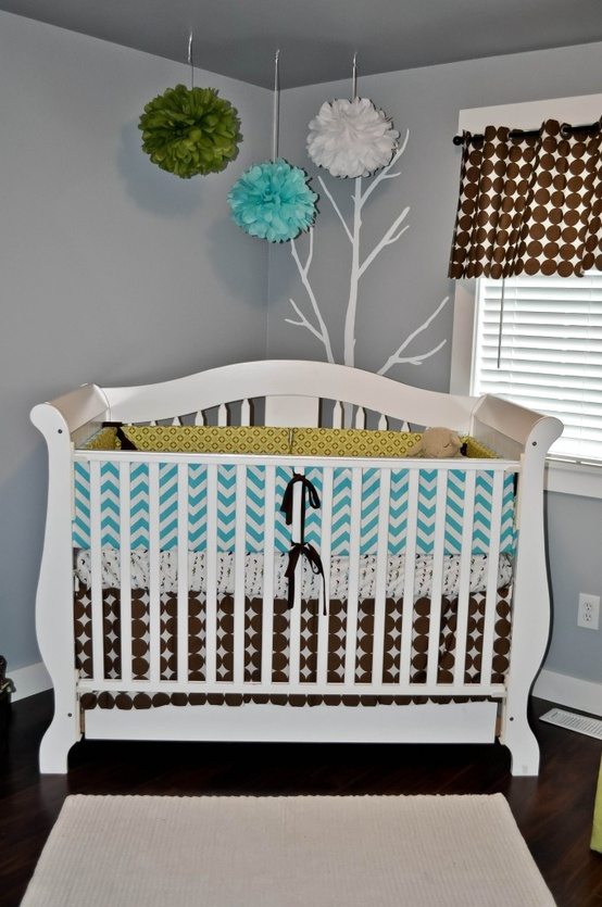 nápady na zdobenie detskej izby vzor výber pompony
