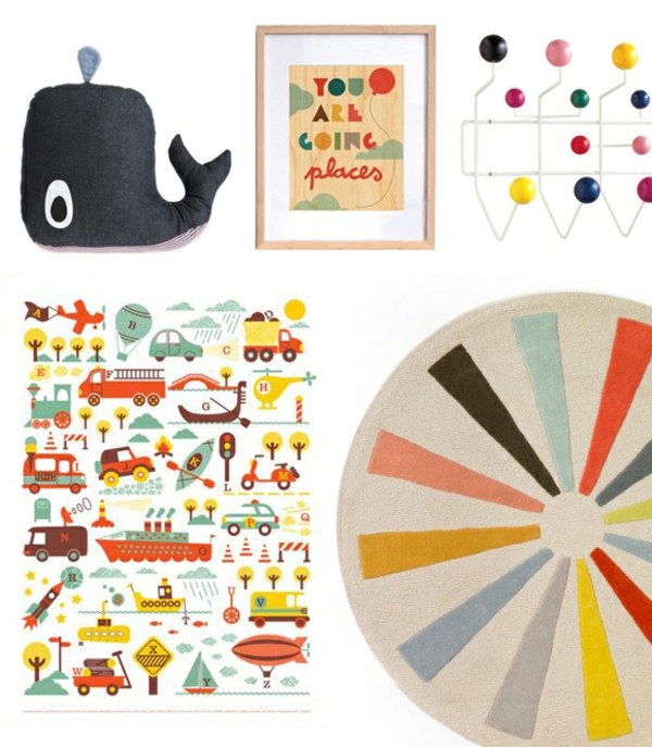 Nápady na dekoráciu veľryba farebné samolepky na stenu