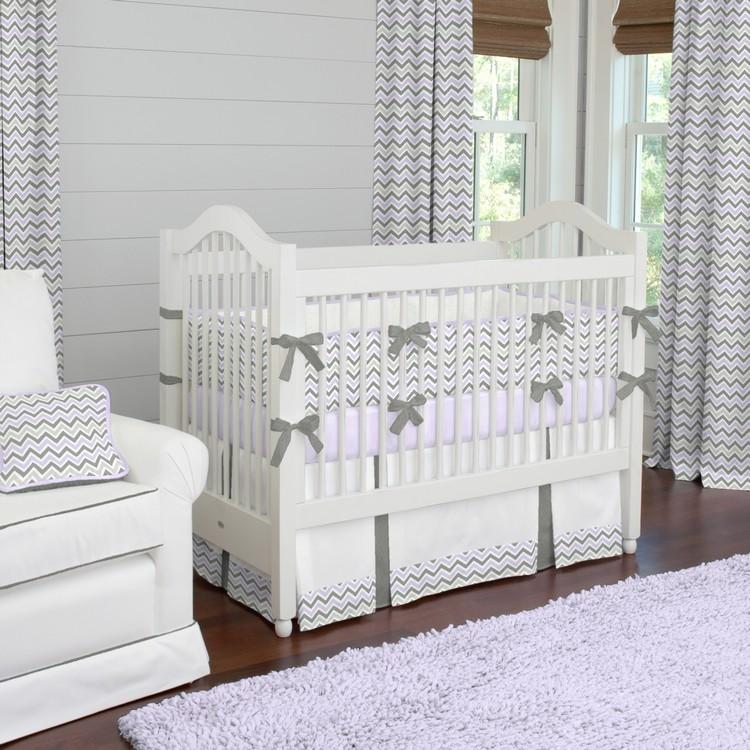 detská izba sivobiely textil chevron vzor koberec