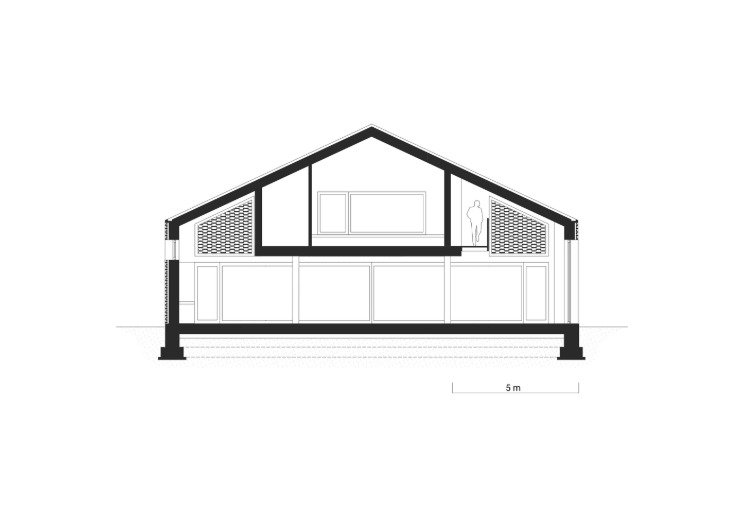 predný tehlový dom postaviť a zrekonštruovať pôdorys