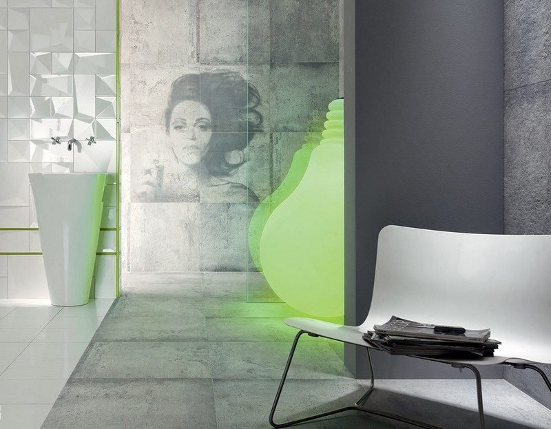 Kúpeľňa s obkladom z prírodného kameňa na stene Kúpeľňa-dizajn-tvár-dlaždice-budova-nápady