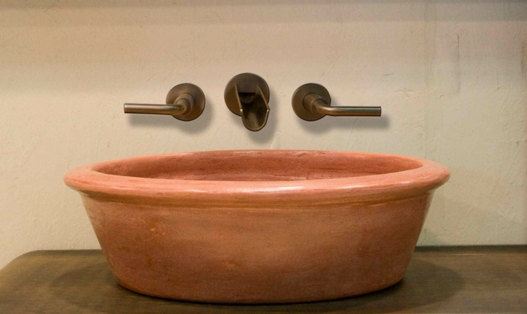 dizajnové umývadlo bagnera catina stredomorské armatúry kúpeľňa