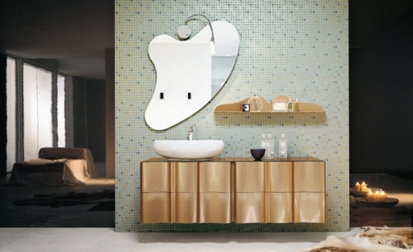 arbi umývadlová skrinka zlatá vlna povrch arbi umývadlo toaletný stolík zlatá vlna povrch