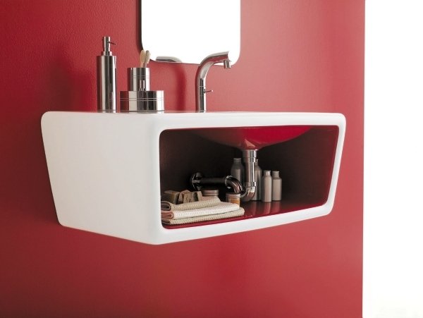 polička do umývadla závesné police Ceramica Althea umývadlo do kúpeľne keramické závesné police Ceramica Althea