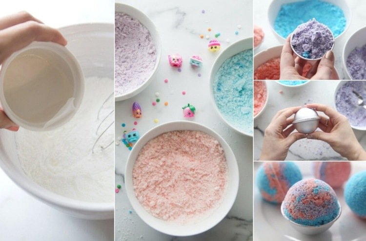 Vyrobte si pre seba guličky do kúpeľa - ingrediencie a návody