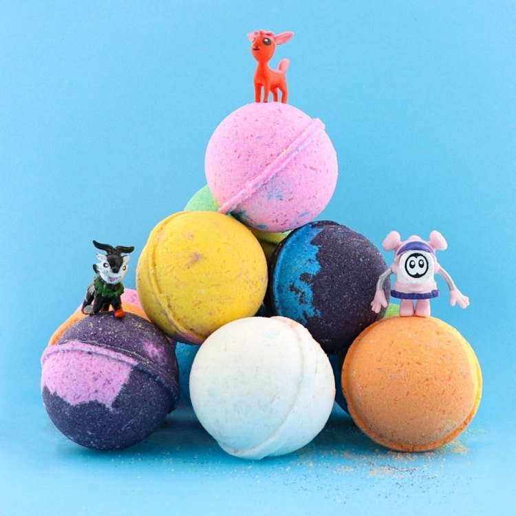 Vyrobte si pre deti farebné guličky do kúpeľa - kreatívne nápady a jednoduché recepty