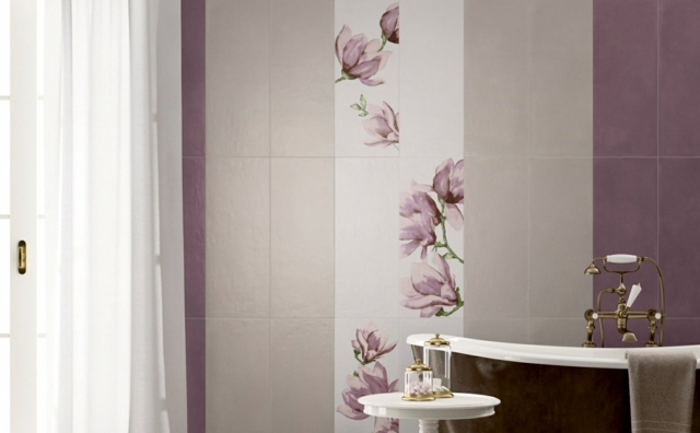 Moderná kúpeľňa-prírodný-kameň-farba-bez-vane-vane-dekoratívne-kvetinové-vzory