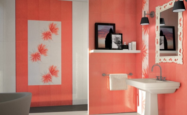 Rám obrazu-uterák-drez-dlaždice-dizajn-do kúpeľne