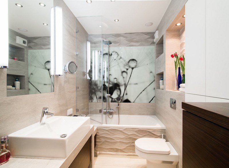 Kúpeľňové nápady-malé kúpeľne-moderný dizajn-vnútorný príbeh