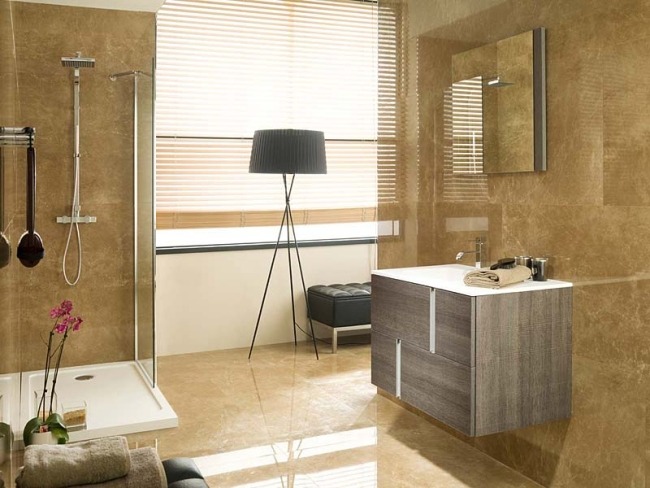 Umývadlová skrinka nadomietková drevená mramorová dlažba Gamadecor Umývadlová skrinka nadomietková drevená mramorová dlažba Gamadecor