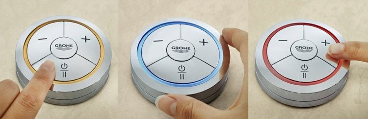 sústruh do kúpelne-faucet-grohe-digitálne-farby-LED