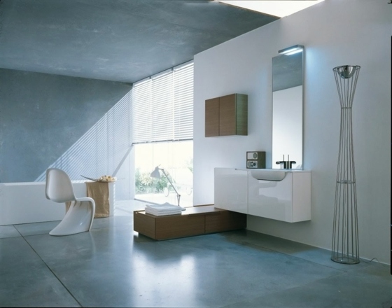 minimalistický-dizajn-kúpeľňa-osvetlenie-matný povrch