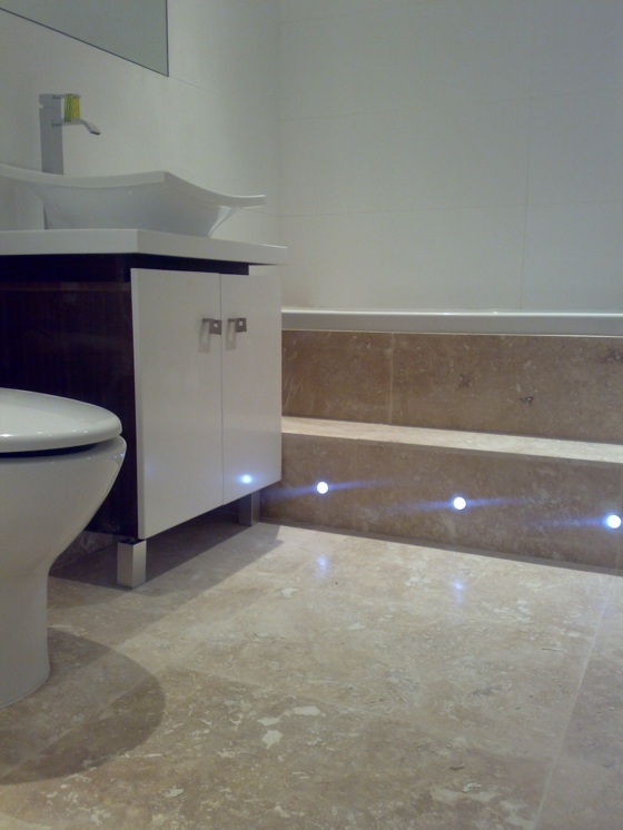 LED osvetlenie vo vani