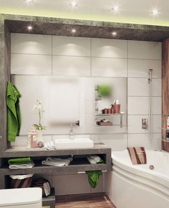 integrované-osvetlenie-kúpeľňa-vaňa-prírodný kameň