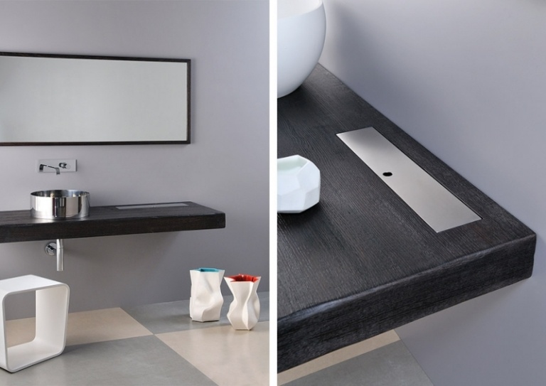 Kúpelňový nábytok-drevo-wenge-moderný-oceľ-úložný priestor