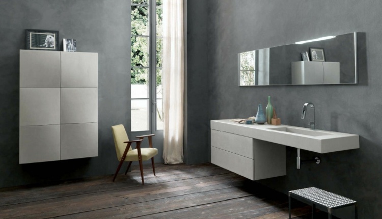 Kúpeľňový nábytok vysoký plášť steny plán obnovy kúpeľne