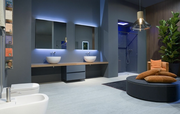 Kúpelňové zrkadlo s osvetlením Kúpeľňa bez okna opticky jasnejšia