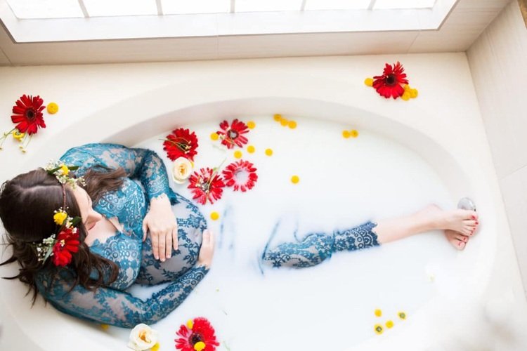 Doplnok do kúpeľa pre tehotné ženy. Relaxačný kúpeľ sa neodporúča