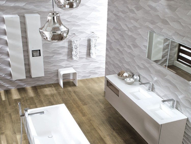 Obklady do kúpeľne 2015 -trendy-dizajn-3D-optika-JEDEN PRIRODZENÝ-Porcelanosa