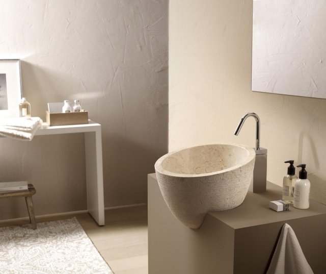 voľne stojace umývadlo na dosku umývadlo okrúhle z prírodného kameňa Mirage bathco Stojanové umývadlo-doska-umývadlo-okrúhle-prírodný kameň-Mirage-bathco