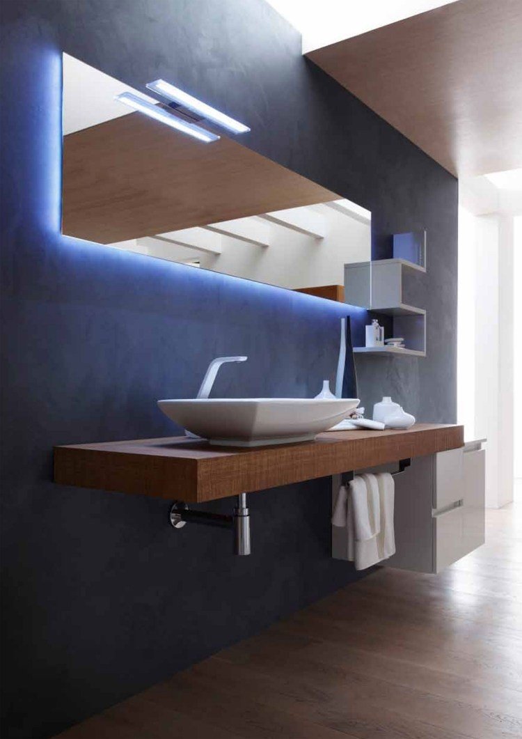 kúpeľňový nábytok-drevo-RAB-Arredobagno-PROGRAM-CORONA-svetlo-zrkadlo-led