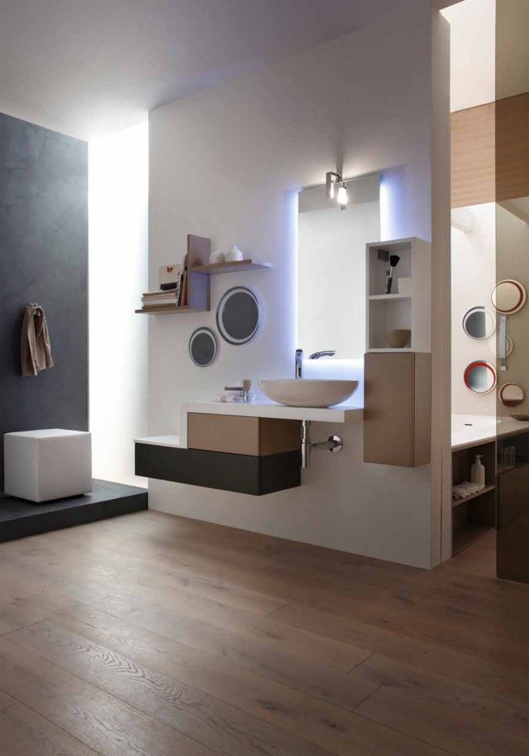 kúpeľňový nábytok-drevo-RAB-Arredobagno-kolekcia-PROGRAMMA-CORONA-svetlo