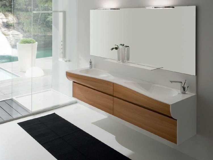 zlý nábytok-drevo-RAB-Arredobagno-vlnová kolekcia-biele-dvojumývadlo