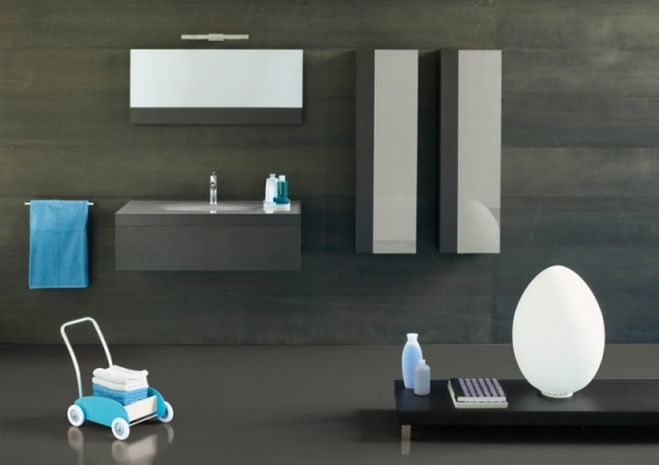 moderná kúpeľňová zostava regia plaza farba sivá