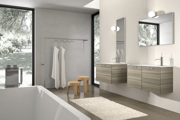 oddelené umývacie priestory pre väčšie pohodlie kúpeľňa-dvojumývadlo-oddelené-vzhľad-dreva-BL-A-MINERVA-Edone-Design-Agora-Group