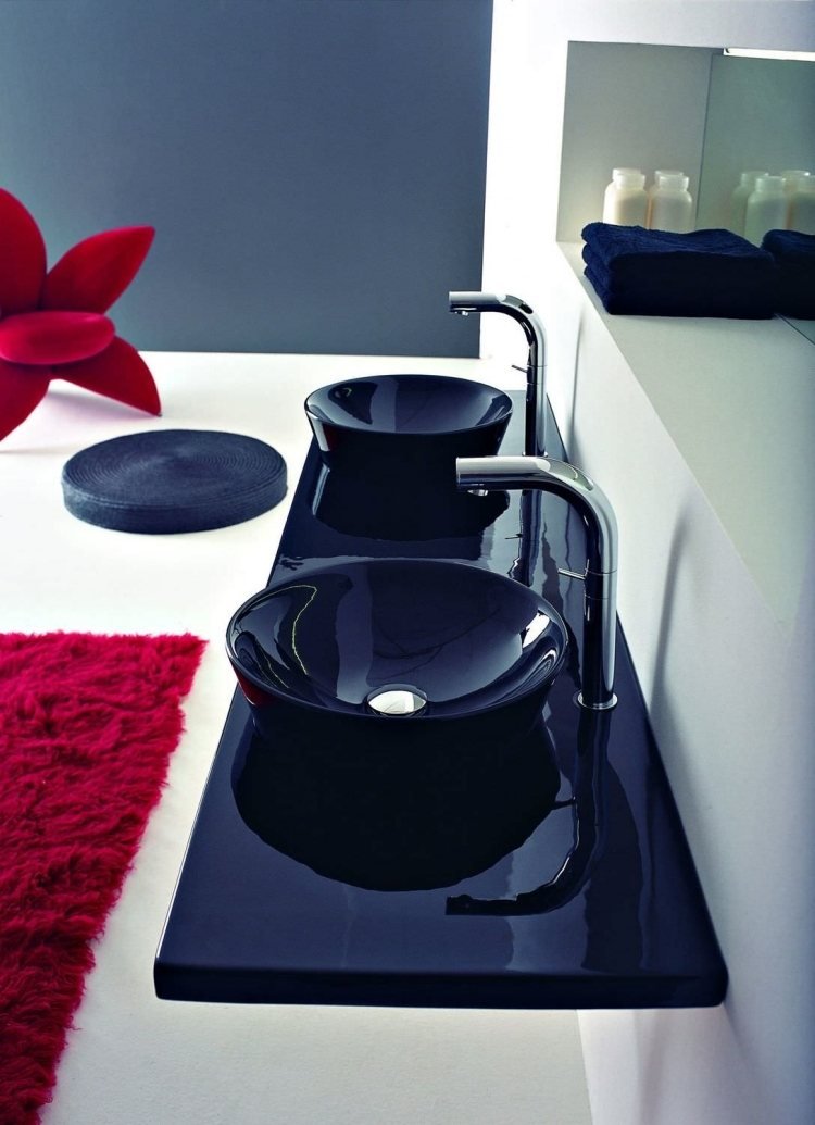 kobaltovo modré dvojumývadlo Elle od Ceramica Althea závesné-dvojumývadlo-kobaltová modrá-ELLE-Ceramica-Althea