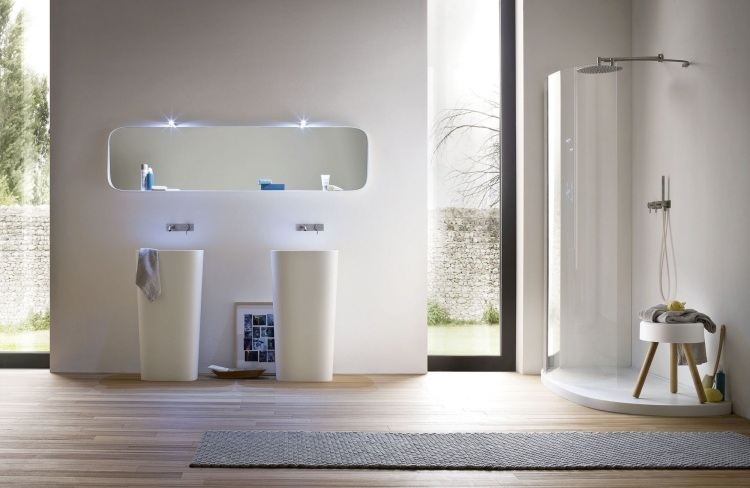 dvoj stĺpcové umývadlá so zrkadlom od Rexa Design stojanový drez-FONTE-Monica-Graffeo-Rexa-Design