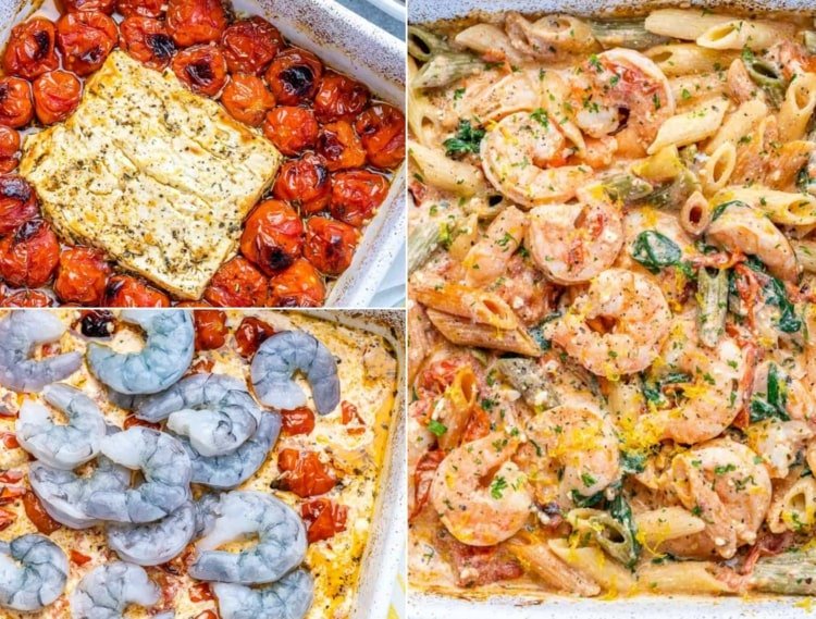 Recept na cestoviny feta s krevetami pre stredomorskú atmosféru