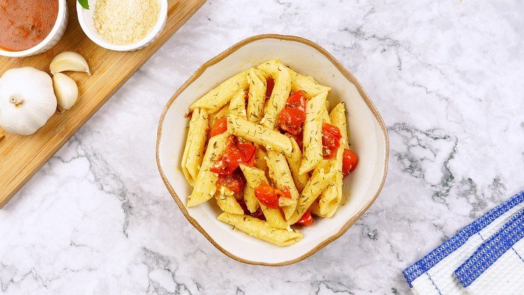 Recepty na pečené recepty na cestoviny Feta rýchlo