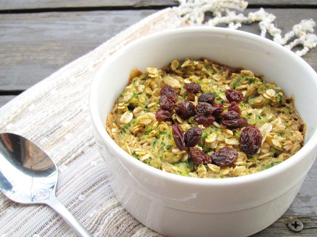 Cuketový chlieb zapečený recept na ovsené vločky Hrozienka Ovsené vločky Zdravé raňajky