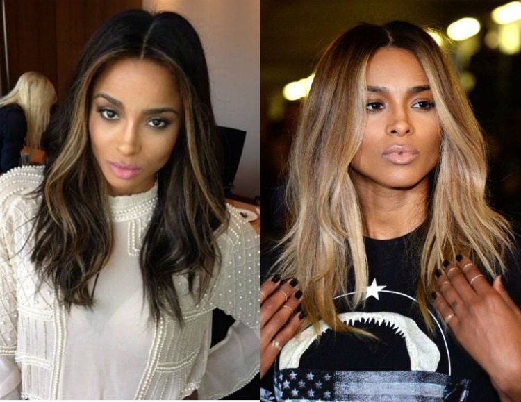 Balayage hnedá vs balayage blondína Balayage hnedá vs balayage blond - vlasy ciara