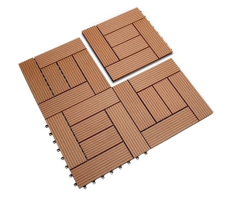 Varianty vyrobené z kompozitných materiálov (drevo + plast) sa obzvlášť ľahko starajú balkón-obklady-drevo-montáž-usporiadanie-hnedá-kombinovať-variant-vonkajšie-nápady