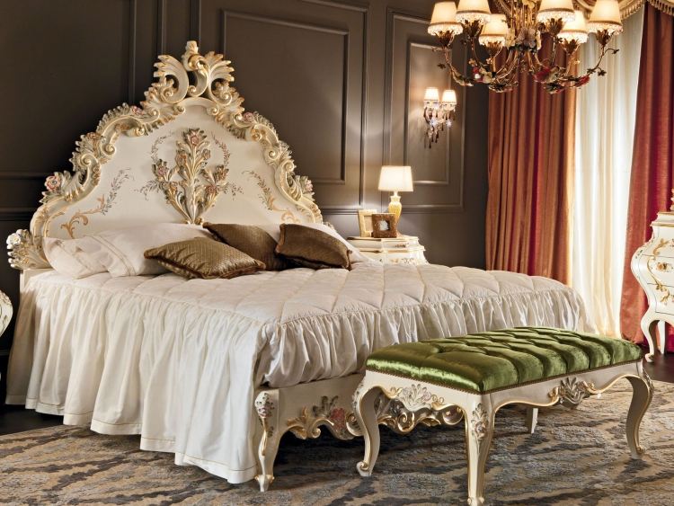 Barokový nábytok-spálňa-nábytok-taburetka