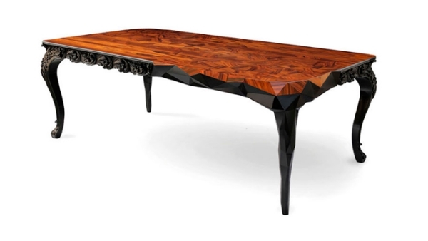 Barokové zariadenie stolu Boca do Lobo Barokový nábytok z moderného stolíka Boca do Lobo