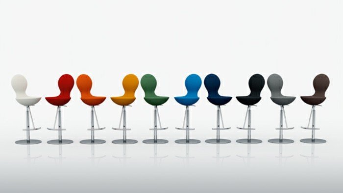 barová stolička barová stolička operadlo kuchynský varier osemfarebné