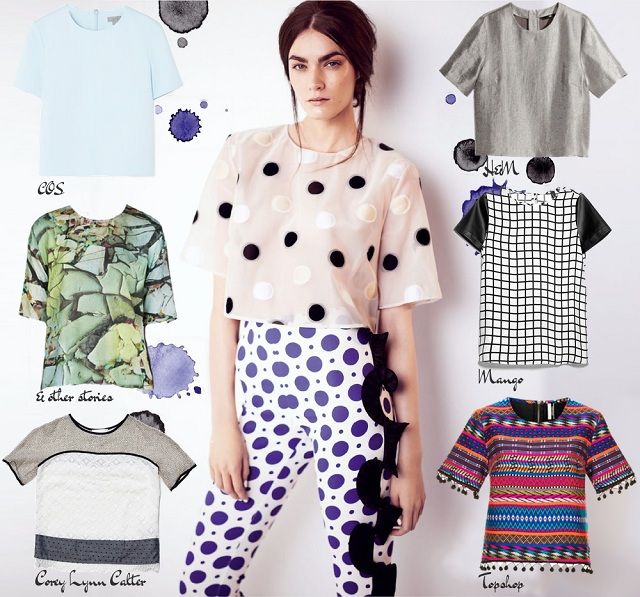 Blúzkové módne trendy 2014 základy Módne trendy šatník základov 2014